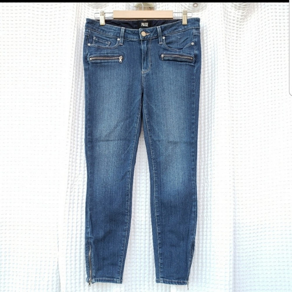 Paige Jane zip crop jeans size 30